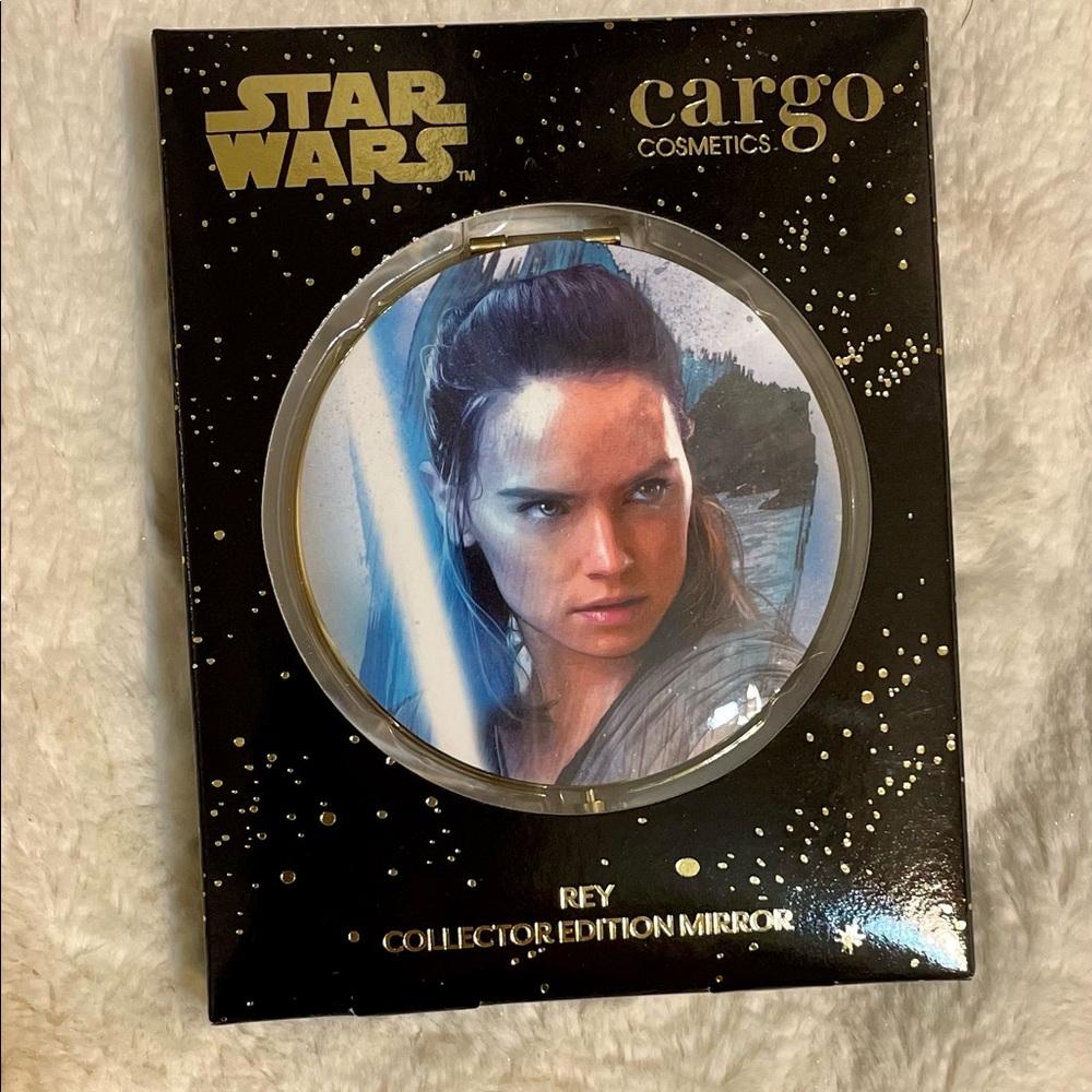 NWT CARGO COSMETICS COLLECTOR EDITION STAR WARS REY COSMETIC MIRROR